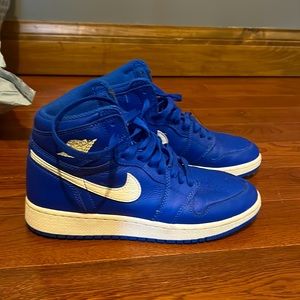 Cute blue Air Jordans, brand new.